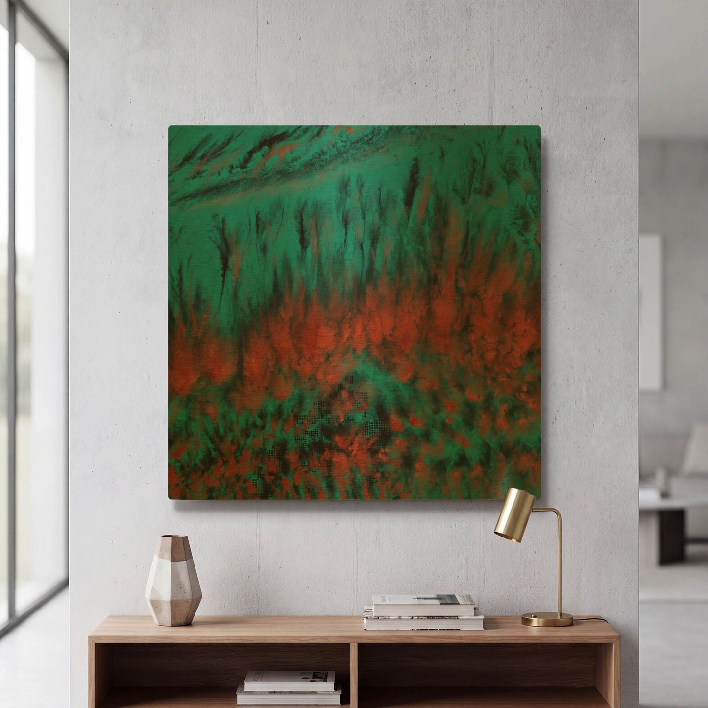'Earth As Art Eerie Cloud Shadows' By NASA Earth As Art Gold Metal Wall Art