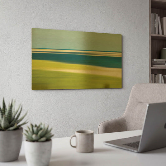 'Cape Cod Low Tide' By Kathrine Gendreau Gold Metal Wall Art