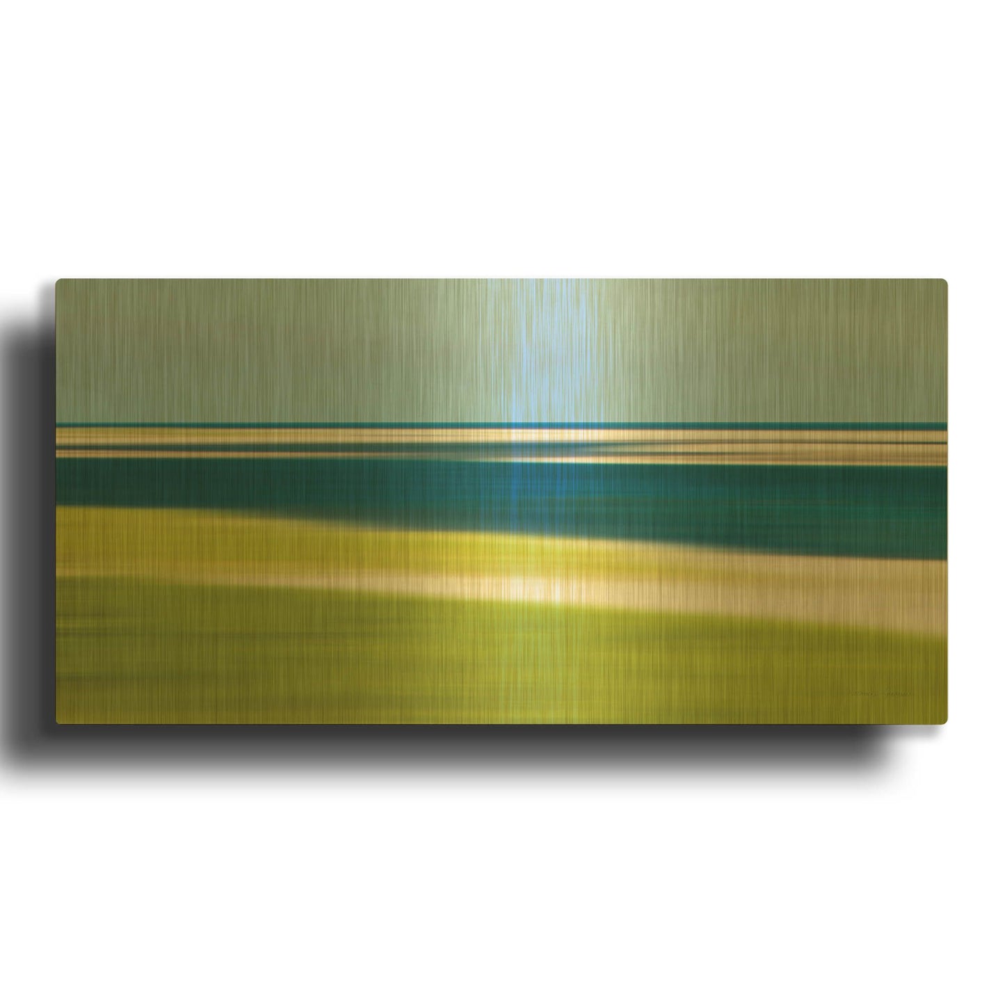 'Cape Cod Low Tide' By Kathrine Gendreau Gold Metal Wall Art