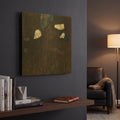 'Mother with Two Children' By Gustav Klimt Gold Metal Wall Art