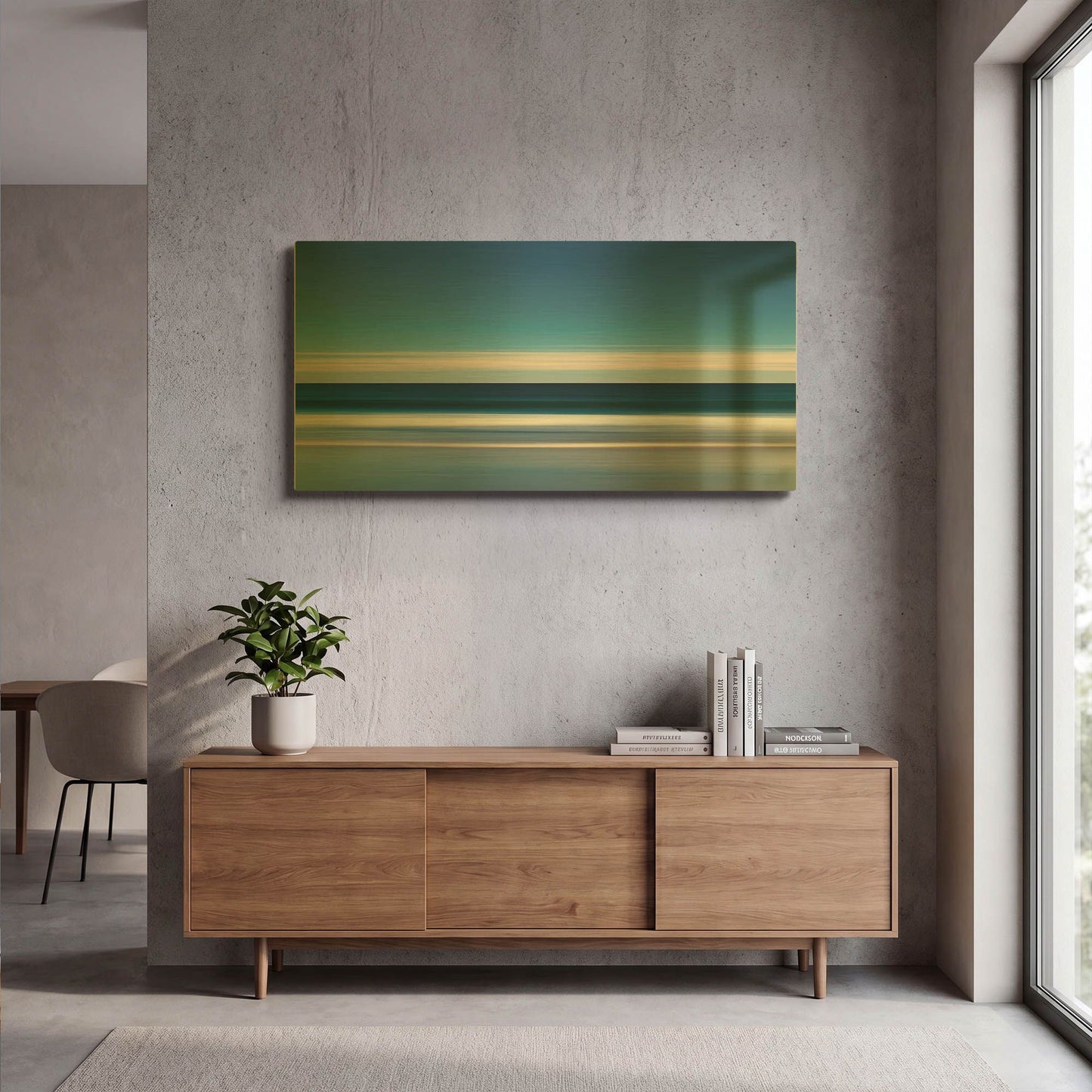 'Lucy Vincent Waves' By Kathrine Gendreau Gold Metal Wall Art