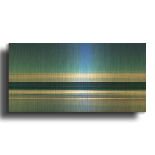 'Lucy Vincent Waves' By Kathrine Gendreau Gold Metal Wall Art