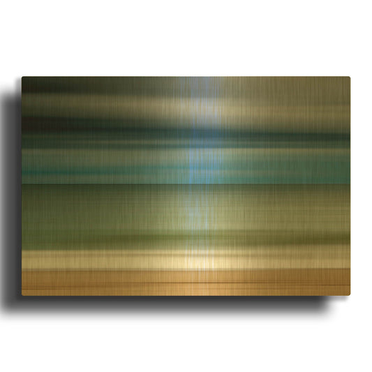 'Ocean Storm' By Kathrine Gendreau Gold Metal Wall Art