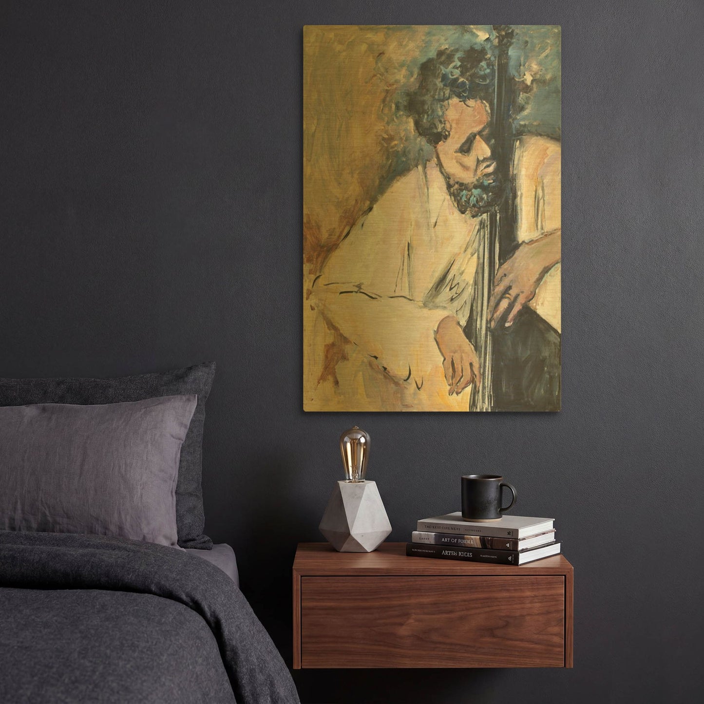 'Listen To The Music' By JD Gold Metal Wall Art