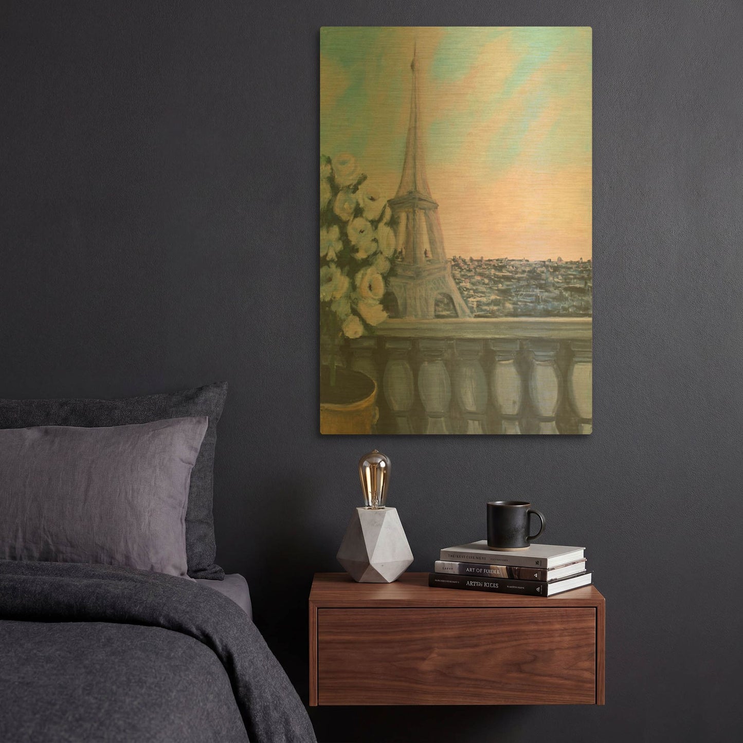 'From The Window' By JD Gold Metal Wall Art