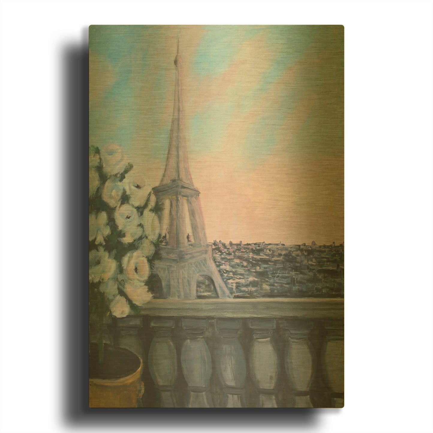 'From The Window' By JD Gold Metal Wall Art