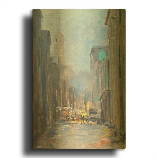 'City View' By JD Gold Metal Wall Art