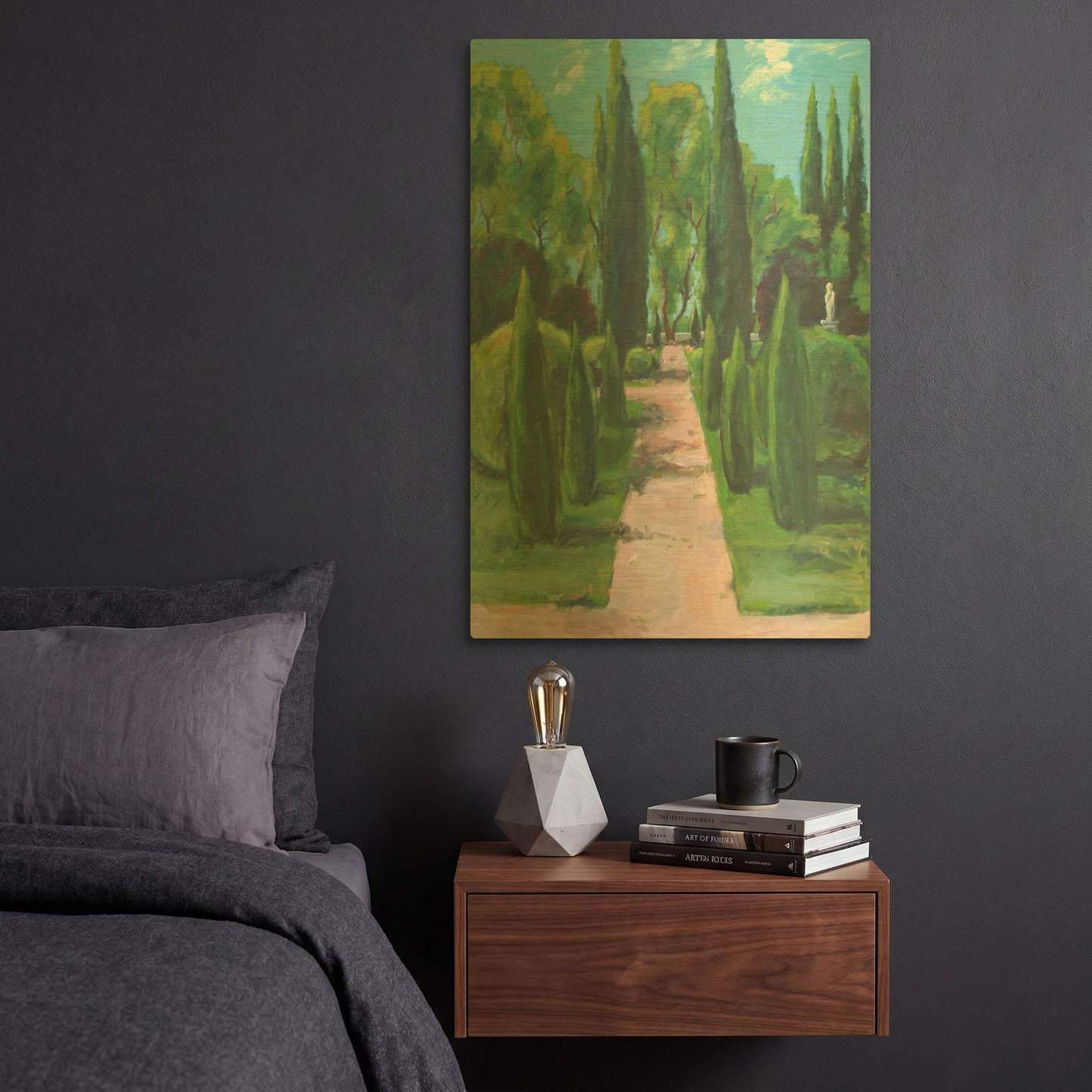 'Lake Gardens' By JD Gold Metal Wall Art