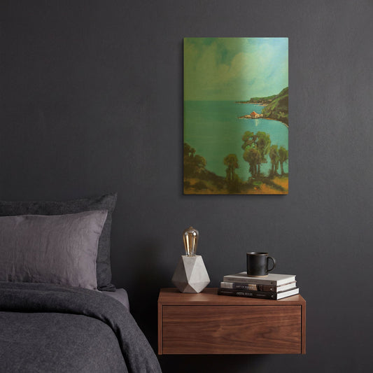 'My Cove' By JD Gold Metal Wall Art