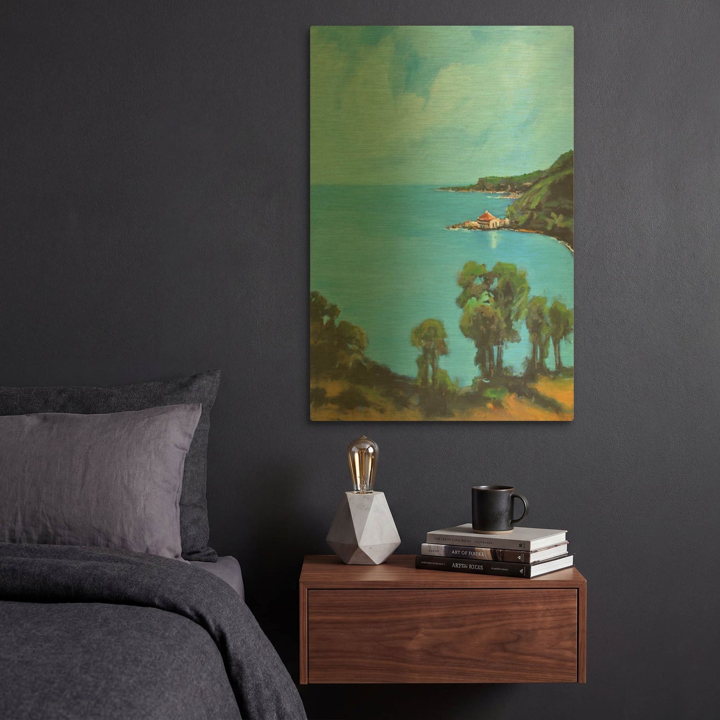 'My Cove' By JD Gold Metal Wall Art