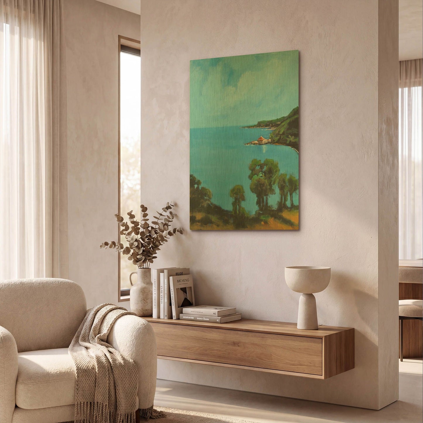 'My Cove' By JD Gold Metal Wall Art