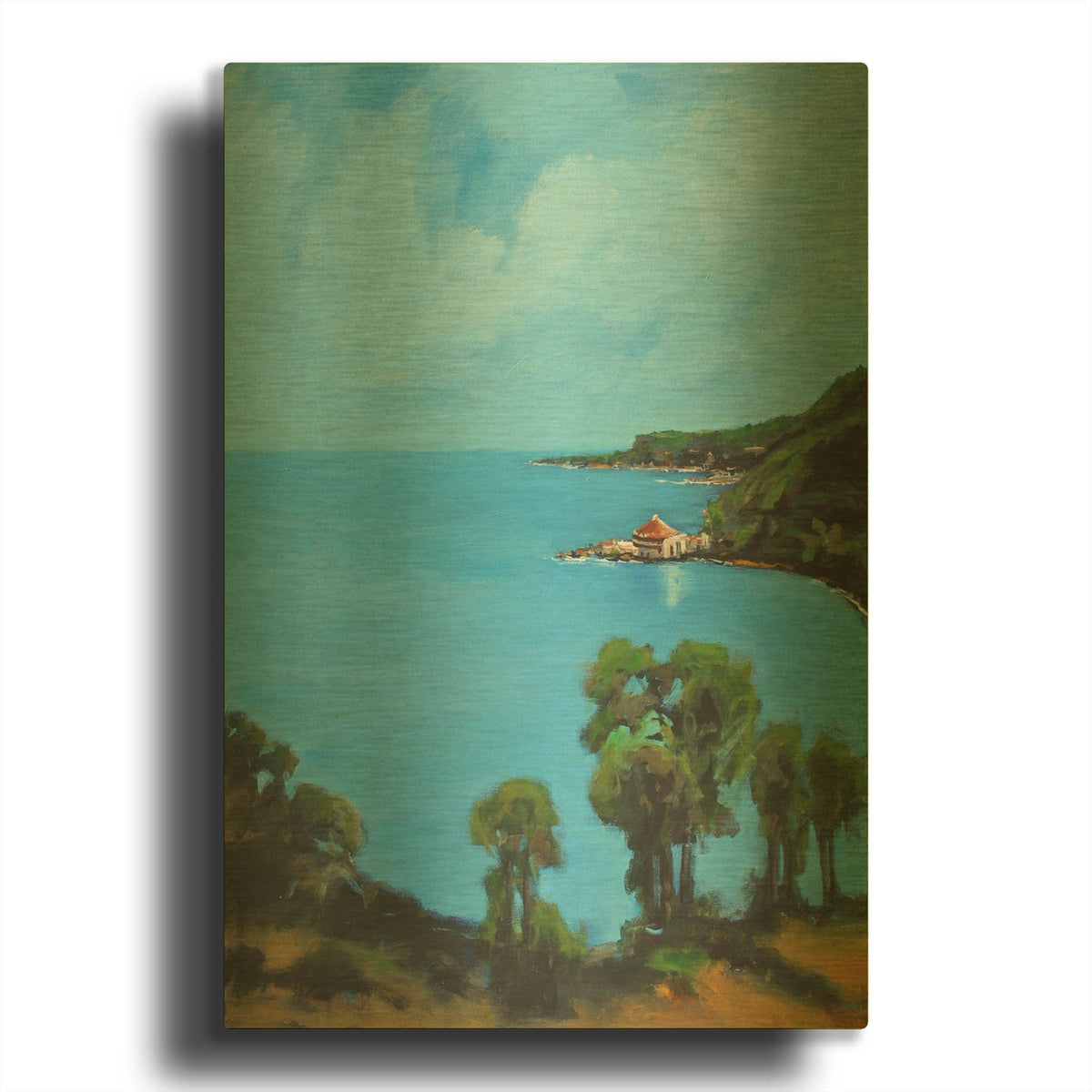 'My Cove' By JD Gold Metal Wall Art