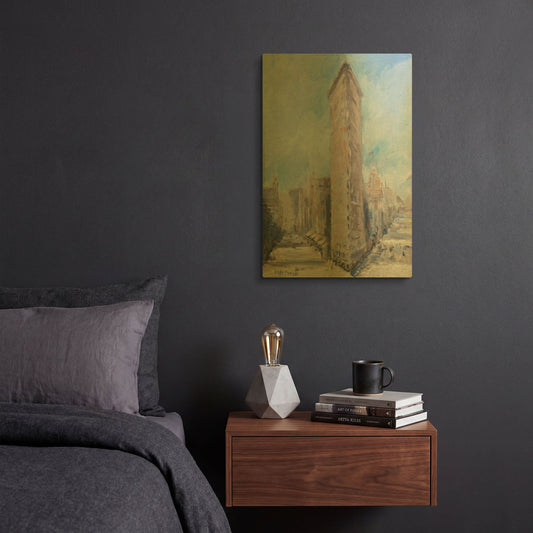'Flatiron' By JD Gold Metal Wall Art