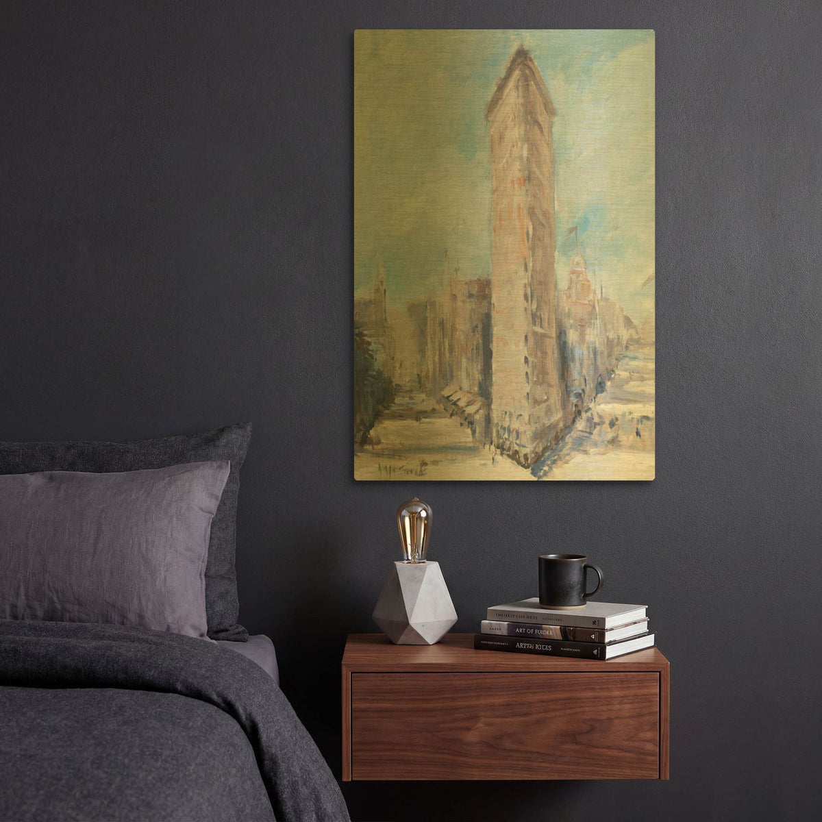 'Flatiron' By JD Gold Metal Wall Art