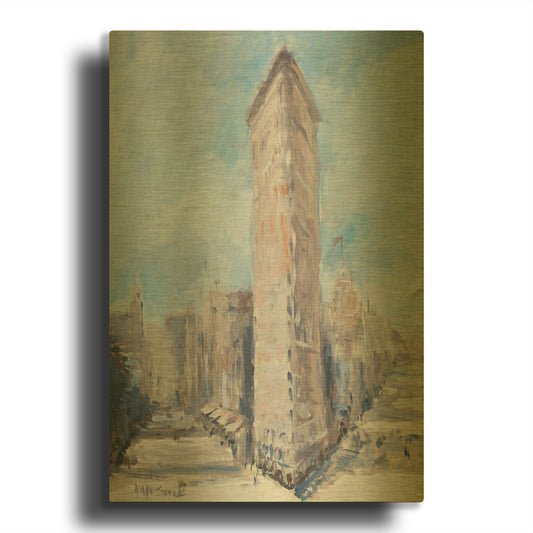 'Flatiron' By JD Gold Metal Wall Art