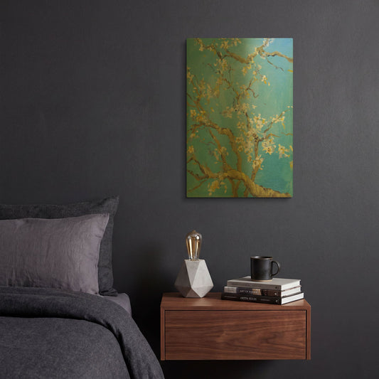 'Cherry Blossoms 2' By JD Gold Metal Wall Art
