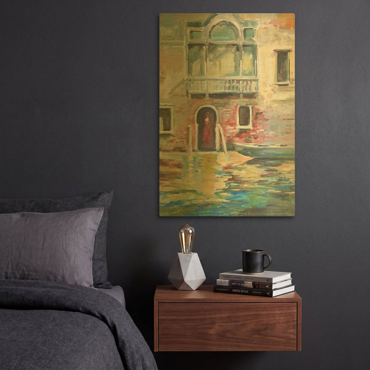 'Venice' By JD Gold Metal Wall Art