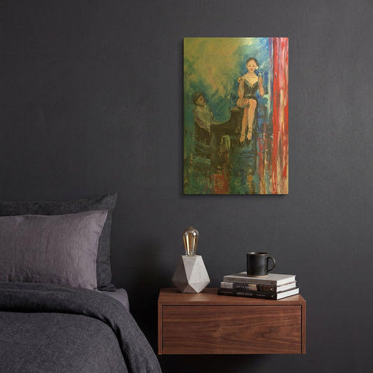 'One More Tune' By JD Gold Metal Wall Art