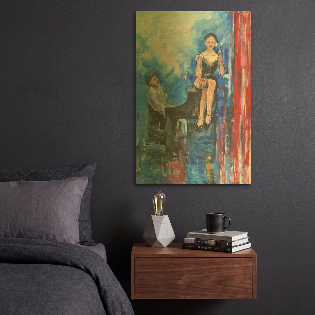 'One More Tune' By JD Gold Metal Wall Art