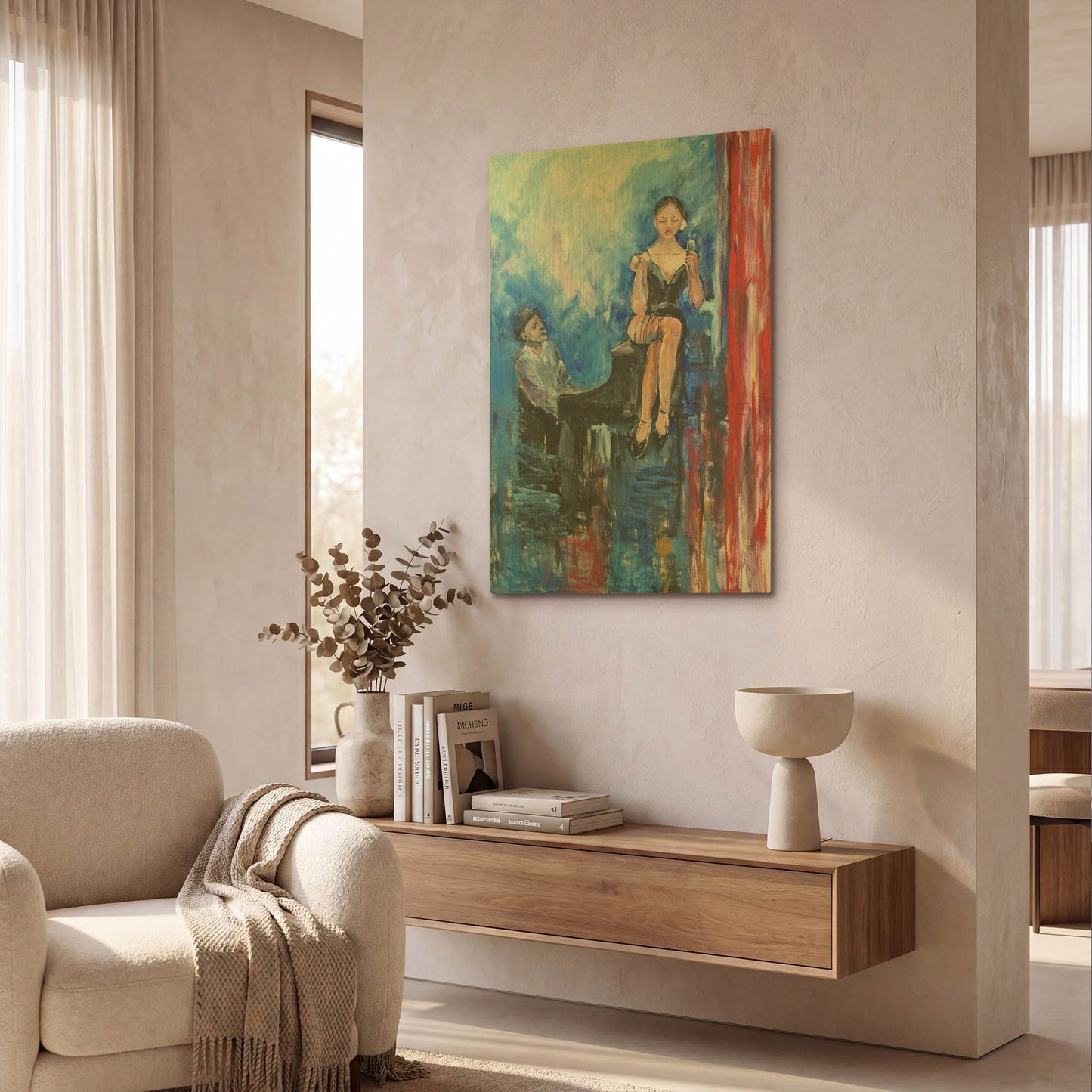 'One More Tune' By JD Gold Metal Wall Art