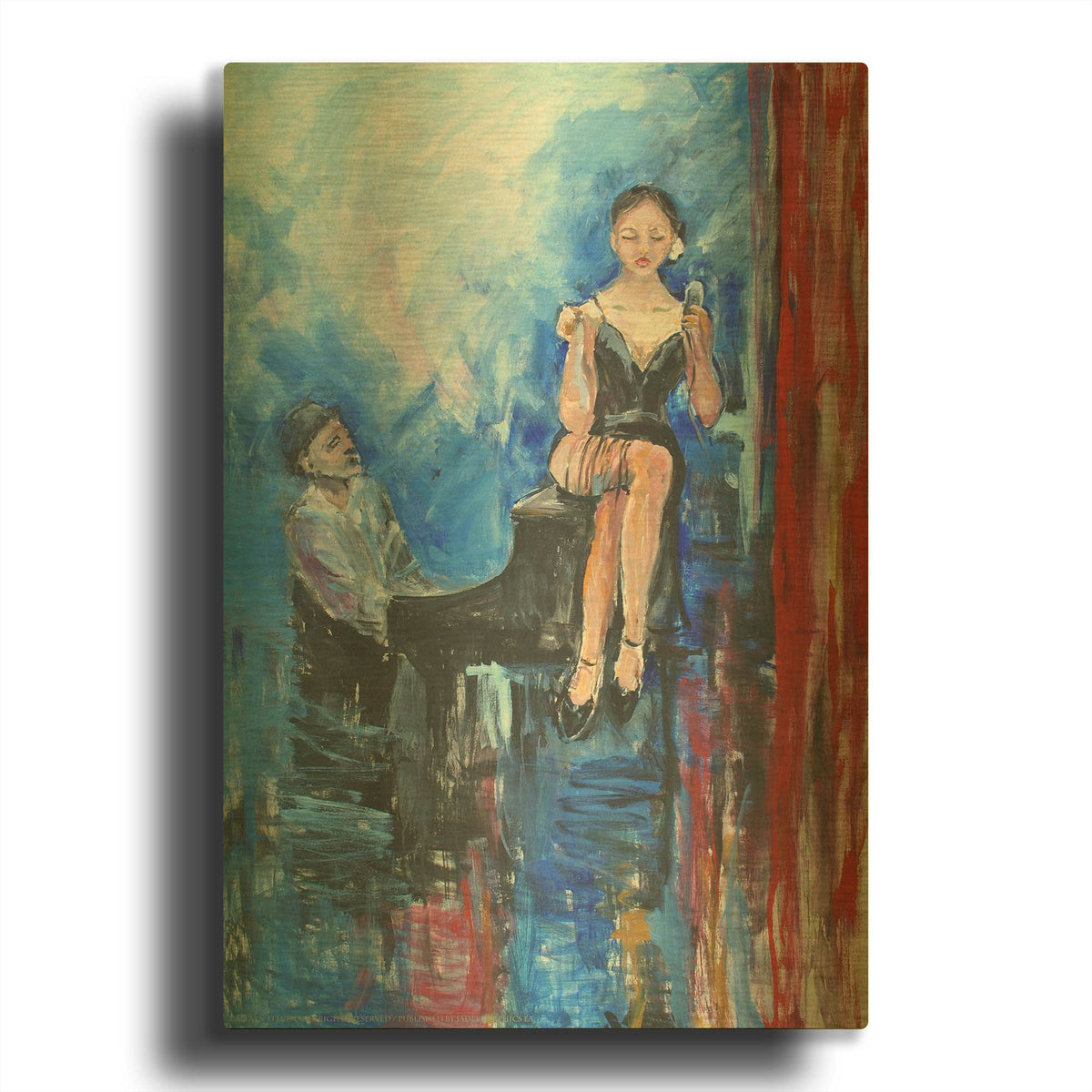'One More Tune' By JD Gold Metal Wall Art
