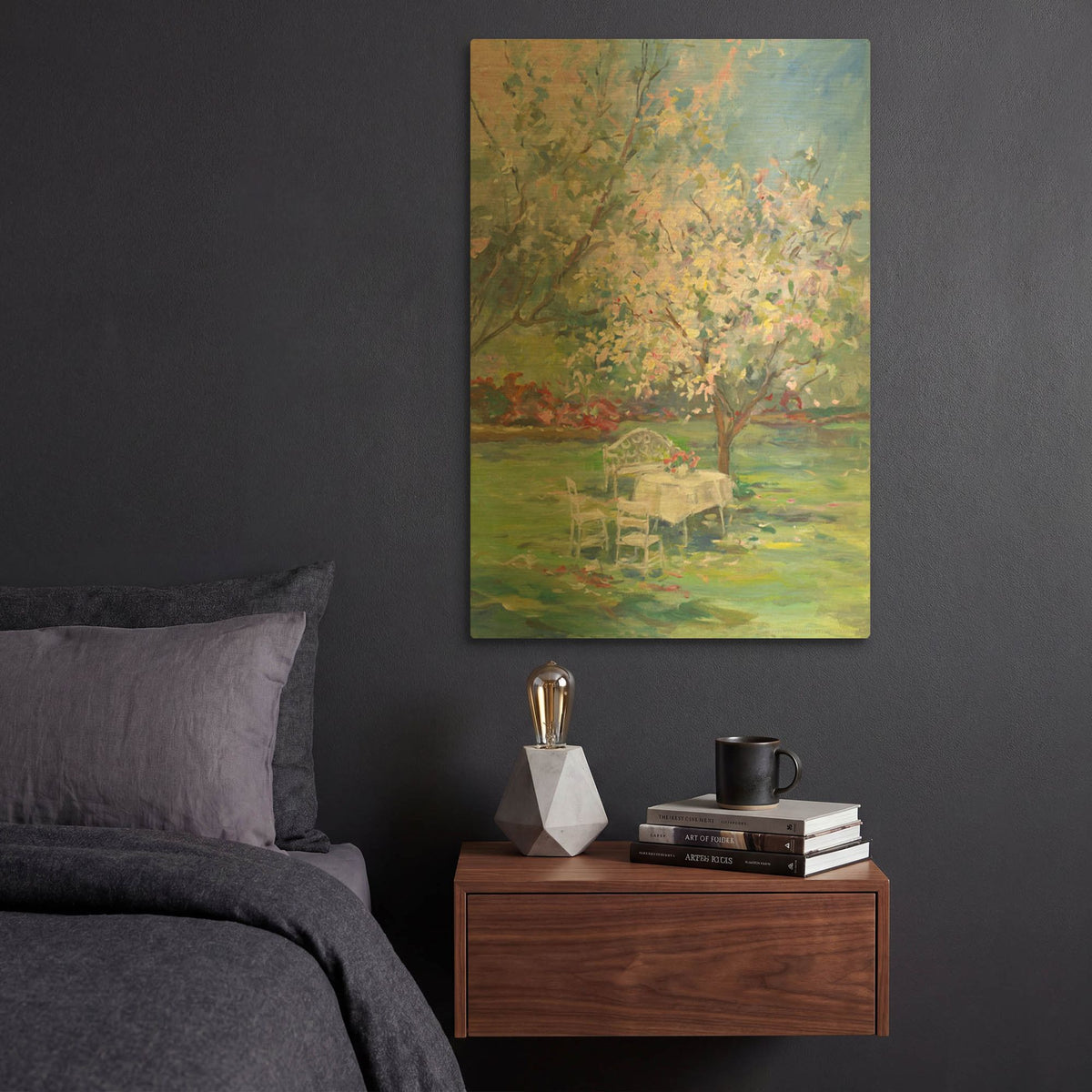 'My Garden' By JD Gold Metal Wall Art