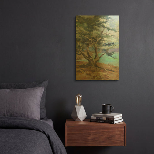 'Lone Tree' By JD Gold Metal Wall Art