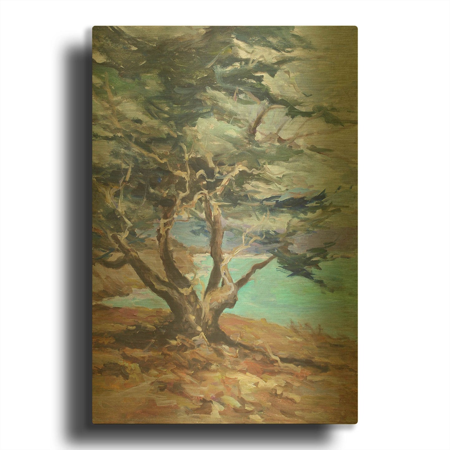 'Lone Tree' By JD Gold Metal Wall Art