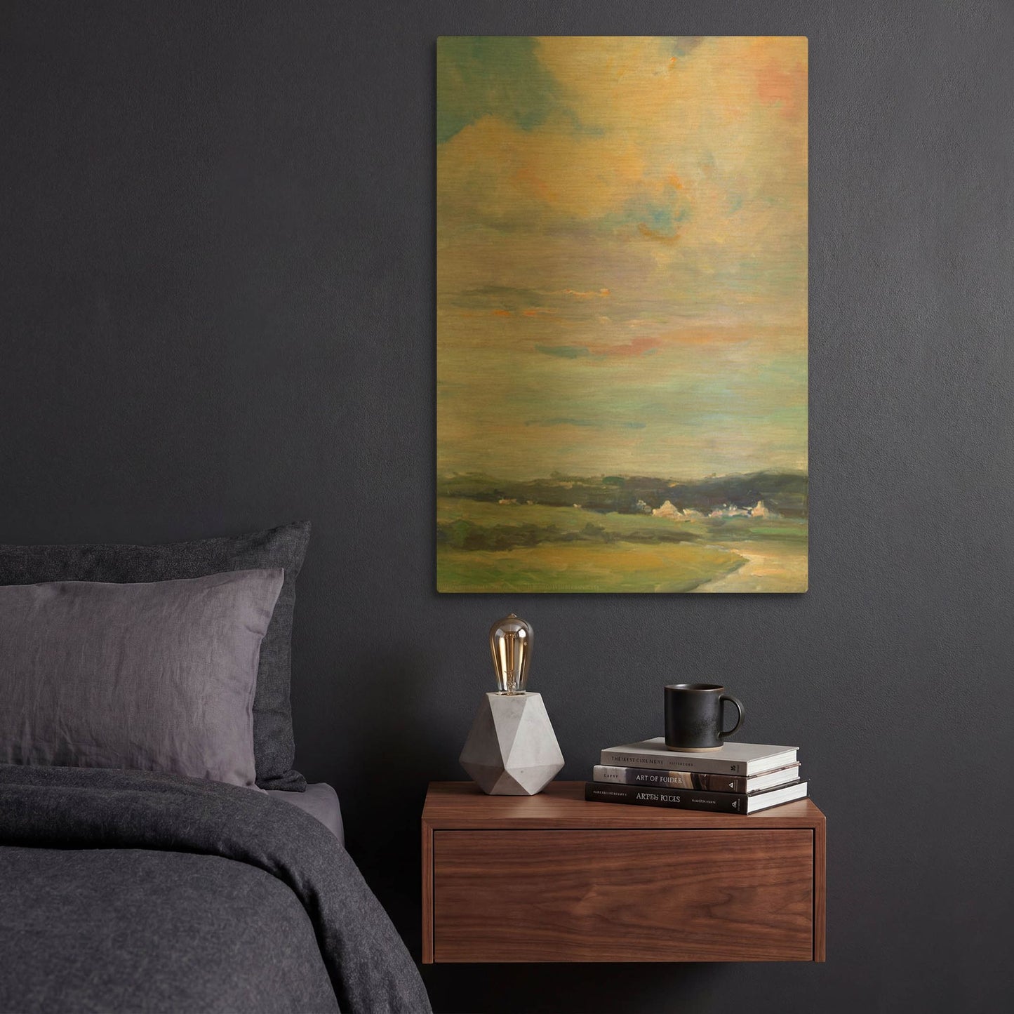 'Warm Afternoon' By JD Gold Metal Wall Art