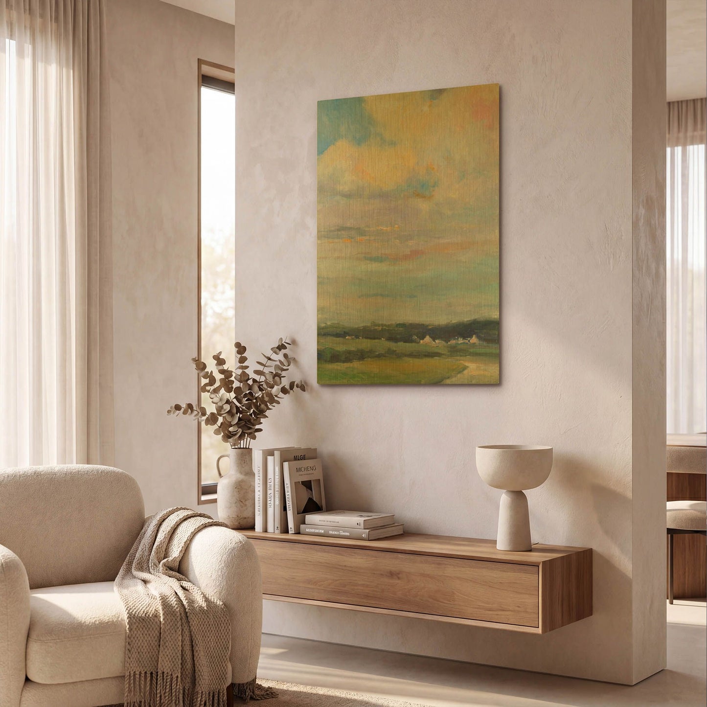 'Warm Afternoon' By JD Gold Metal Wall Art