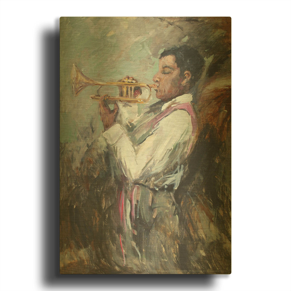 'Soulful Tunes' By JD Gold Metal Wall Art