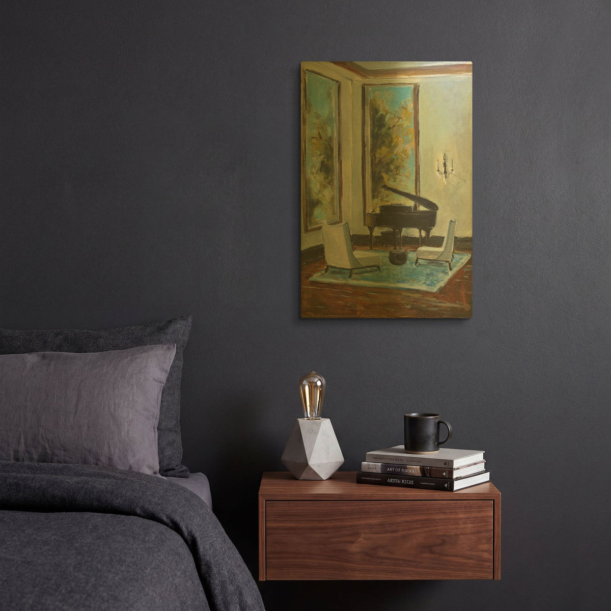 'Sitting Room' By JD Gold Metal Wall Art