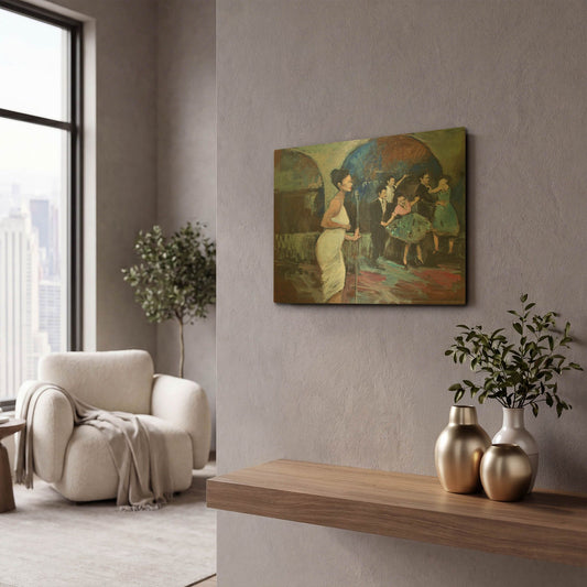 'Singing The Blues' By JD Gold Metal Wall Art