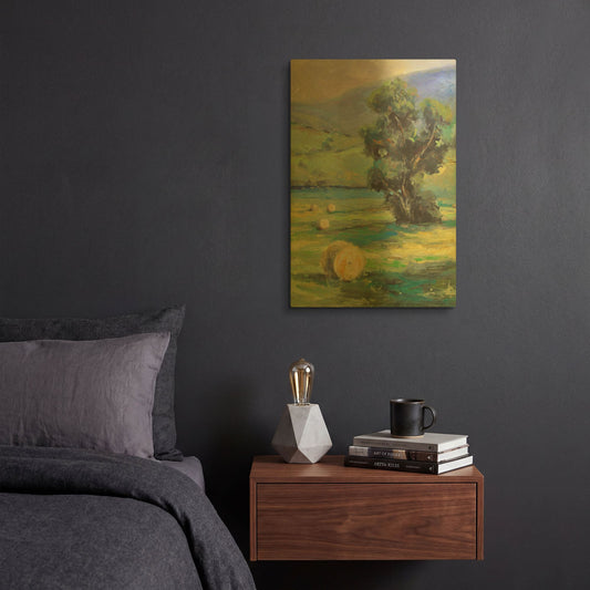 'Harvest 2' By JD Gold Metal Wall Art