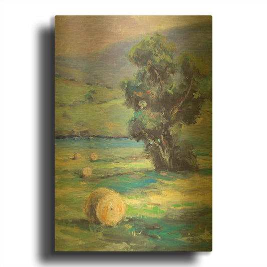 'Harvest 2' By JD Gold Metal Wall Art