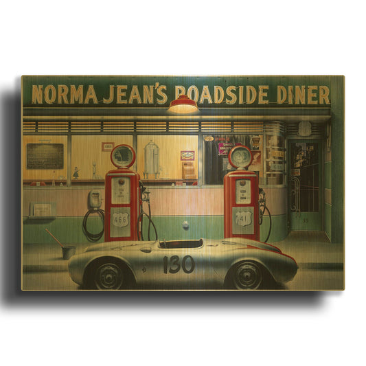 'Destiny Highway Rev Puzzle' By JD Gold Metal Wall Art