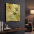 'Seaglass Garden 1' By JD Gold Metal Wall Art