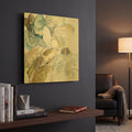 'Seaglass Garden 3' By JD Gold Metal Wall Art