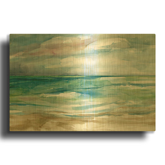 'Low Tide 2' By JD Gold Metal Wall Art