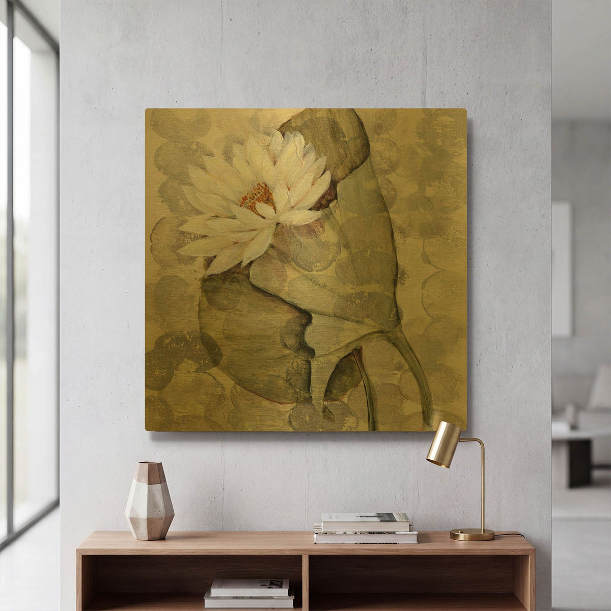 'Amazonia 1' By JD Gold Metal Wall Art