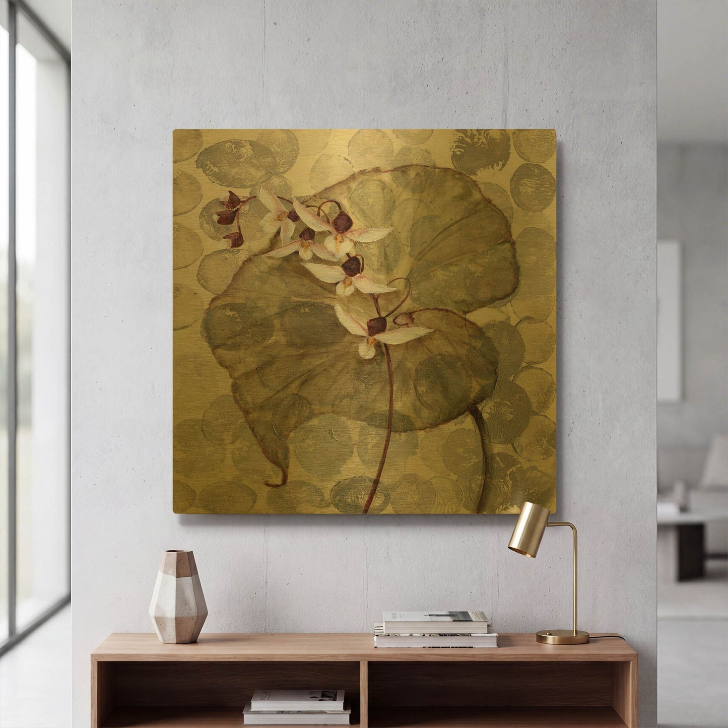 'Amazonia 2' By JD Gold Metal Wall Art