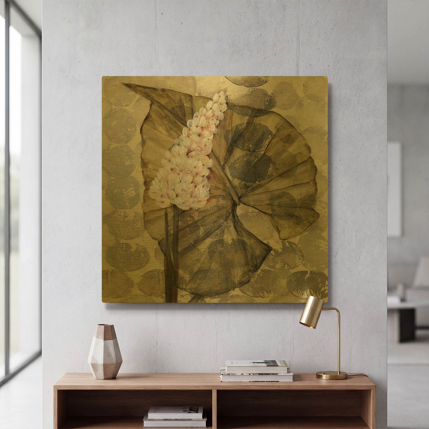 'Amazonia 3' By JD Gold Metal Wall Art