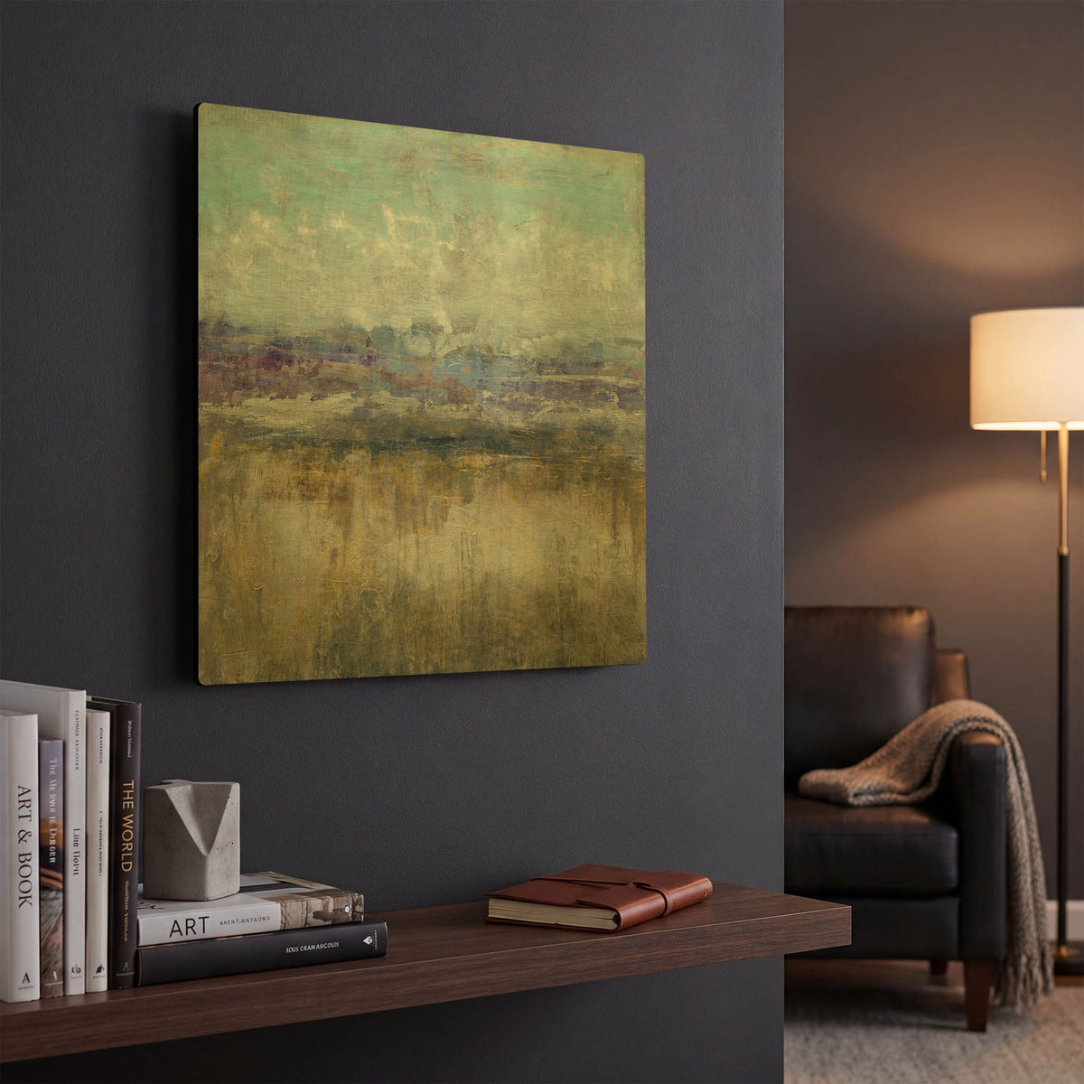 'Distant 1' By JD Gold Metal Wall Art