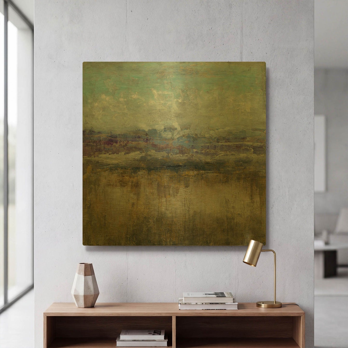 'Distant 1' By JD Gold Metal Wall Art