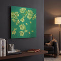 'Cherry Blossom 1' By JD Gold Metal Wall Art