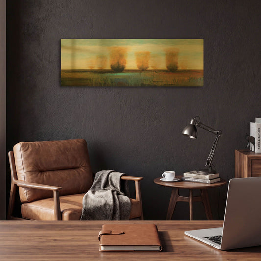 'River 1' By JD Gold Metal Wall Art