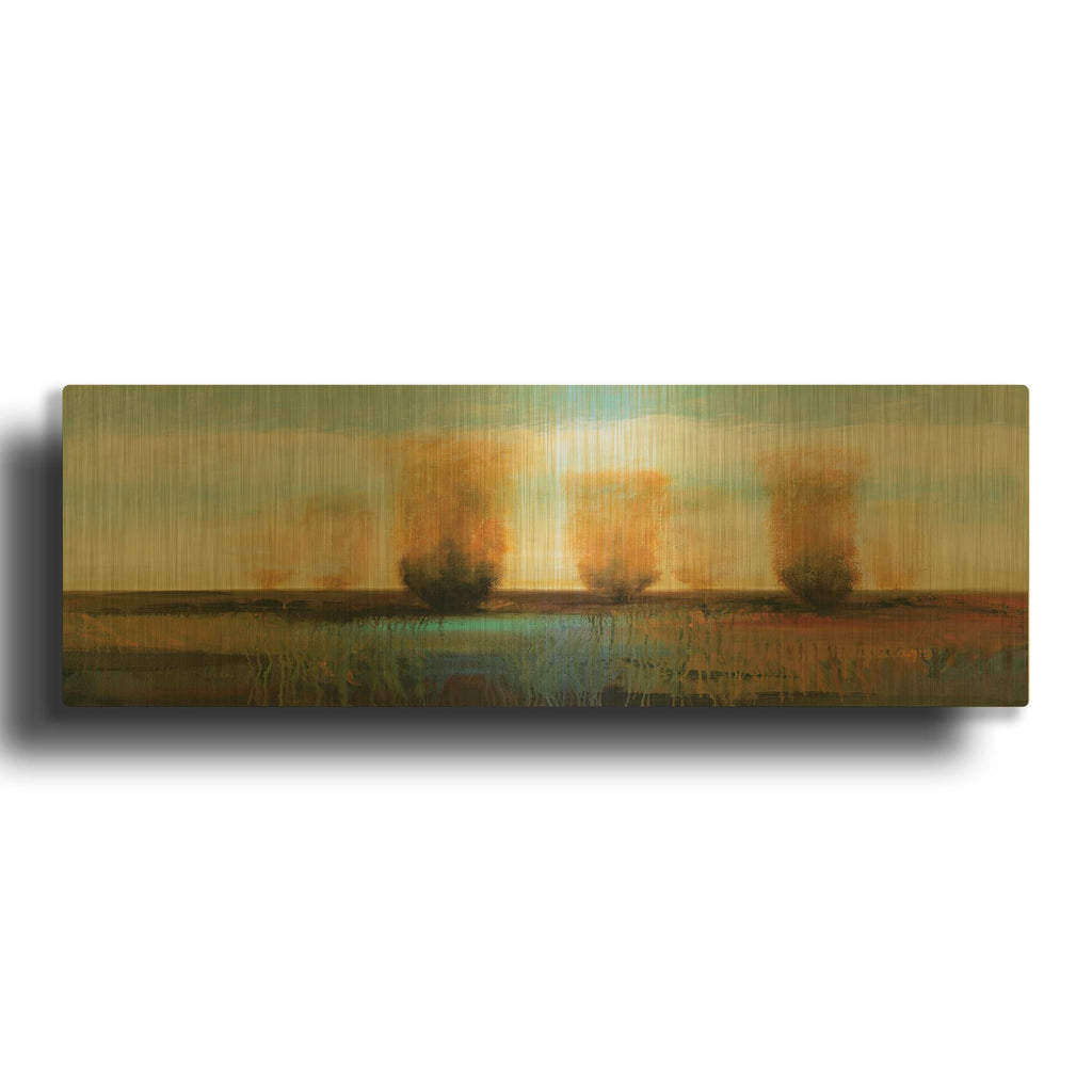 'River 1' By JD Gold Metal Wall Art