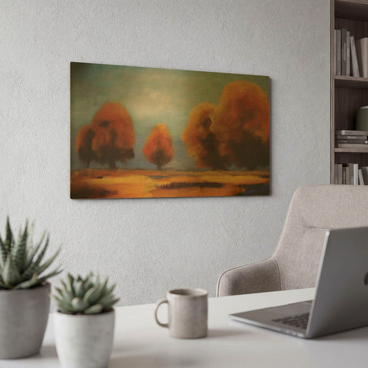 'Western Sky' By JD Gold Metal Wall Art