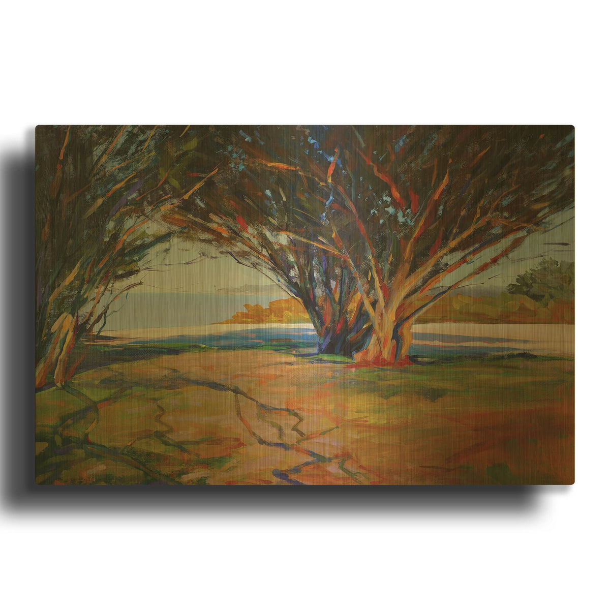 'Arles' By JD Gold Metal Wall Art