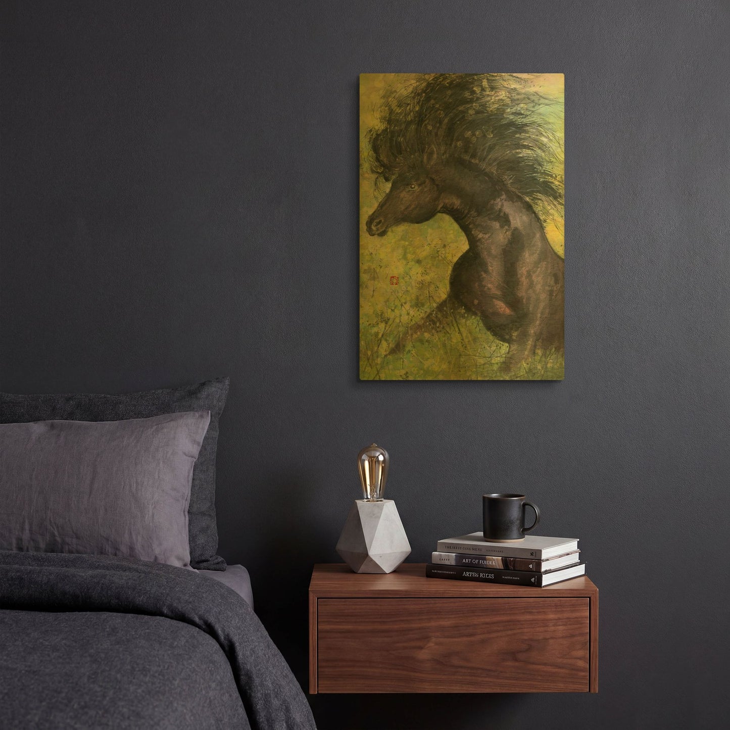 'Spirit' By River Han Gold Metal Wall Art